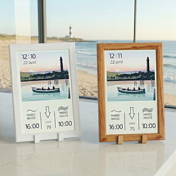 2 hydros : Cadre bois huilé et cadre blanc