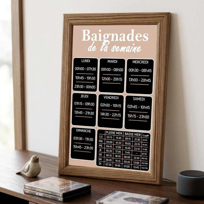 Page baignades de la semaine sur Hydros