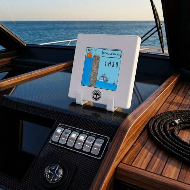 Image de boitier Pontos sur un cockpit